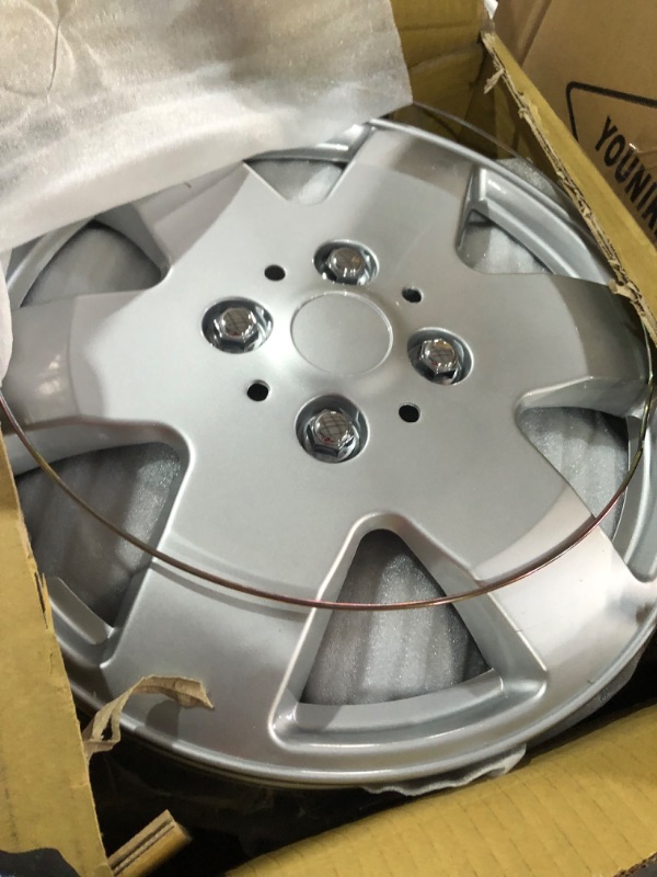 Photo 1 of BDK KT-978-15 Silver 15 Inch Hubcaps 