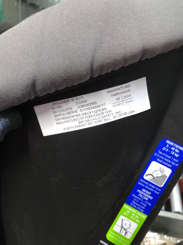 Photo 4 of **SEE NOTES**Britax Emblem 3-Stage Convertible Car Seat