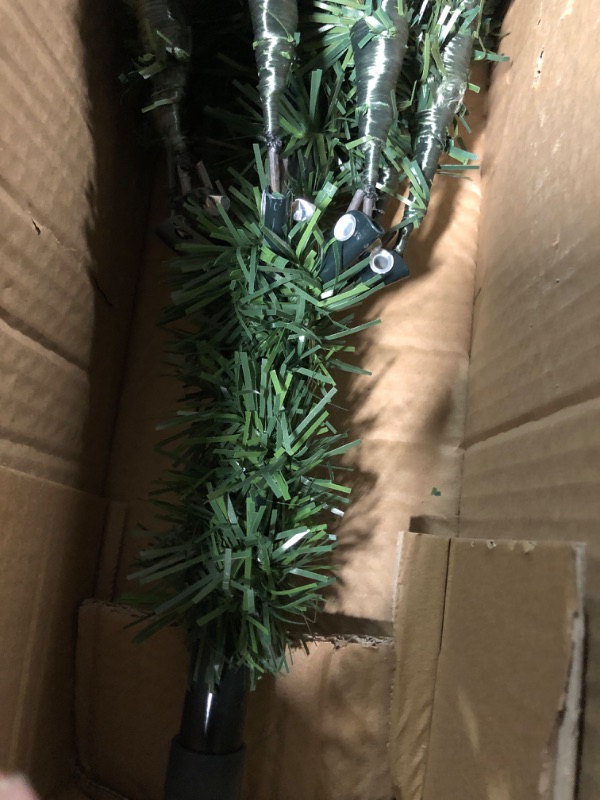 Photo 5 of 4ft Black Tinsel Artificial Christmas Tree Black Tinsel 7.5'