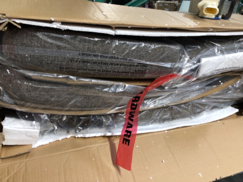 Photo 1 of *PARTS ONLY DUE TO BEING INCOMPLETE AND MAJOR DAMAGE*
Signature Design by Ashley Tripton Tufted Upholstered Armless Chair, 2 Count, Brownish Gray