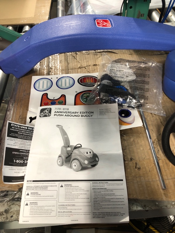 Photo 4 of (Used) MISSING PARTS**
Step2 Push Around Buggy Kids Push Car, Ride On Car with Seat Belt and Horn, Toddlers 18 - 36 Months