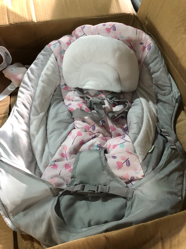 Photo 6 of (Used) Ingenuity SimpleComfort Lightweight Multi-Direction Compact Baby Swing (Pink) 