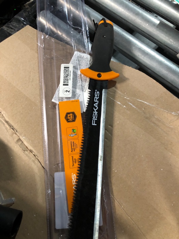 Photo 3 of **HAS BEEN USED**
Fiskars Machete Saw 18 Inch, 370500-1002, Multicolor