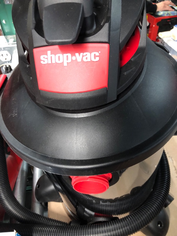 Photo 2 of **STOCK IMAGE FOR REFERENCE ONLY- LOOKS NEW**
Shop-Vac 5-Gallon 4.5 Peak HP Stainless Steel Wet Dry Vacuum