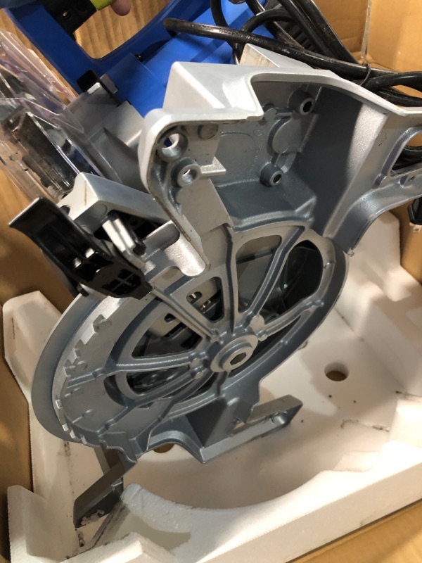 Photo 1 of **HAS BEEN USED- UNABLE TO TEST**
Kobalt 7-1/4-in 10-Amp Single Bevel Compound Corded Miter Saw
