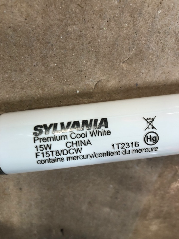 Photo 4 of **NEW OPEN FOR INSPECTION**
SYLVANIA 48" T8 Octron Fluorescent Tube Ecologic Lamp, (22433) Cool White