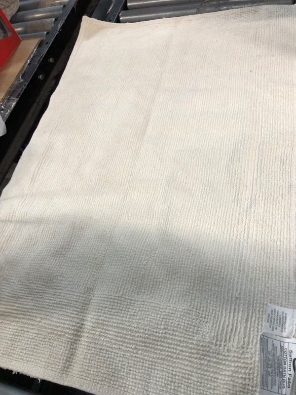 Photo 4 of **NEW OPEN FOR INSPECTION**
Saffron Fabs Bath Rug 100% Soft Cotton, Size 36x24 Inch, Ivory