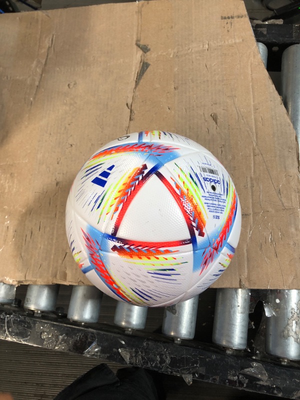 Photo 2 of adidas unisex-adult FIFA World Cup Qatar 2022 Al Rihla League Soccer Ball White/Pantone 5