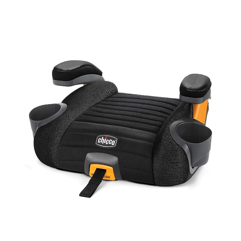 Photo 1 of Chicco GoFit ClearTex Backless Booster Car Seat - Shadow | Black Shadow GoFit with ClearTex No Chemicals