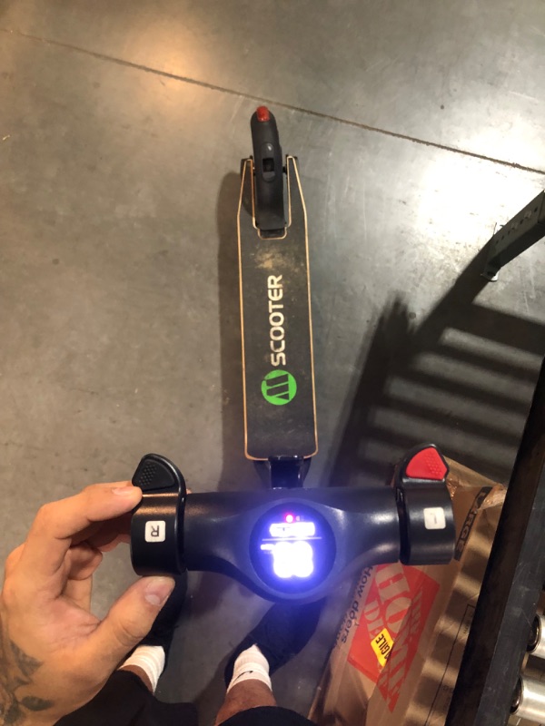 Photo 2 of MEGAWHEELS Electric Scooter, 3 Gears, Max Speed 15.5MPH, 12-17 Miles Rang 7.5Ah/5.0 Ah Powerful Battery with 8'' Tires Foldable Electric Scooter for Adults, Teens, Kids, Load 220-265 lbs