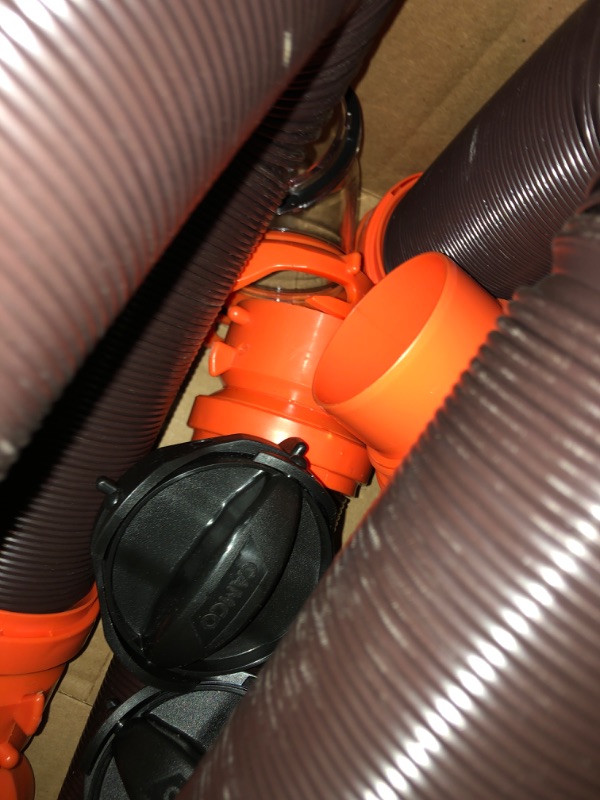 Photo 1 of **USED**
Camco 39742 RhinoFLEX 20' RV Sewer Hose Kit with Swivel Fitting