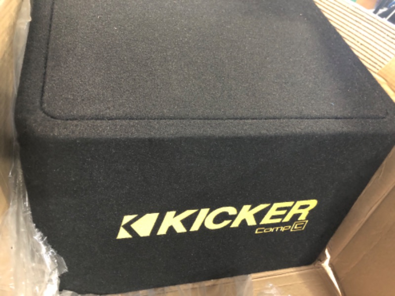 Photo 1 of KICKER 44VCWC124 600w 12" Loaded Ported Subwoofer Enclousre 4-Ohm CompC Sub Box