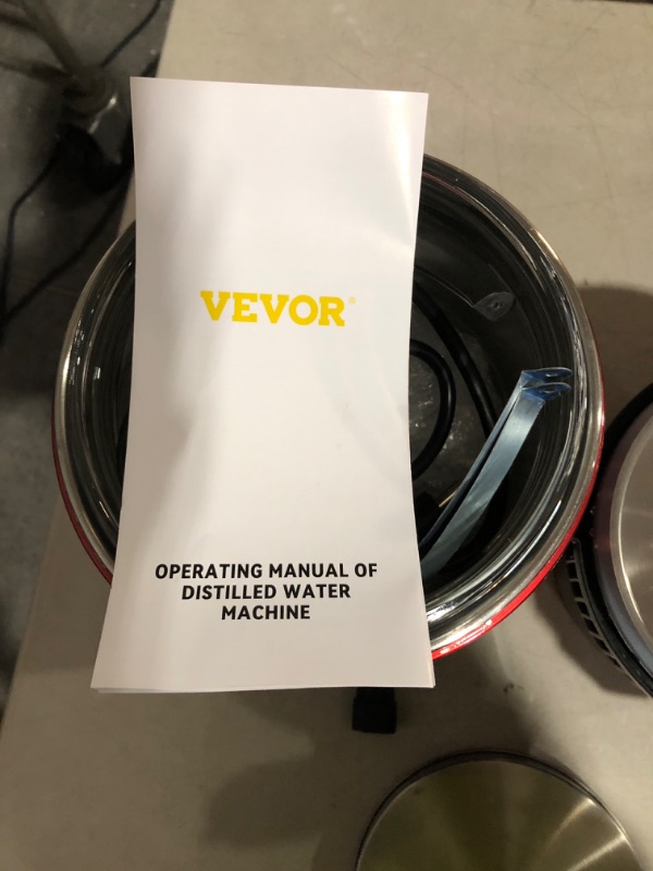 Photo 10 of **UNABLE TO TEST**
VEVOR Water Distiller, Red