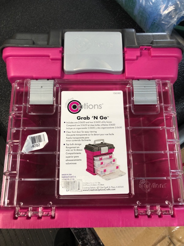 Photo 2 of * please see all images * 
Creative Options 1363-85 Grab N' Go Rack System -Medium Magenta