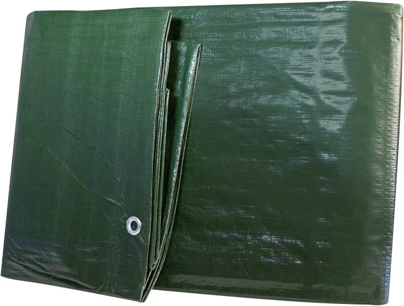 Photo 1 of **USED $ DAMAGED** Windhager Tarpaulin Tarpaulin Medium 2 x 3 m, 100 g / m2, Green