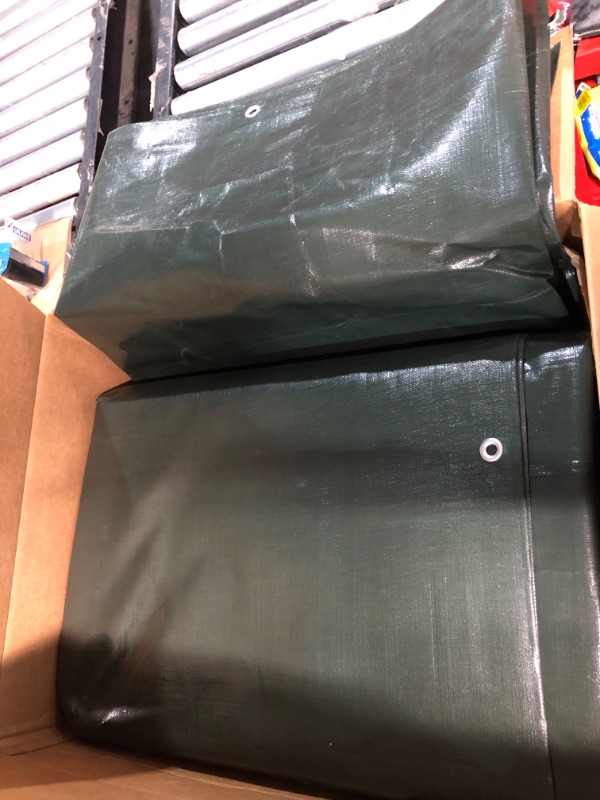 Photo 4 of **USED $ DAMAGED** Windhager Tarpaulin Tarpaulin Medium 2 x 3 m, 100 g / m2, Green