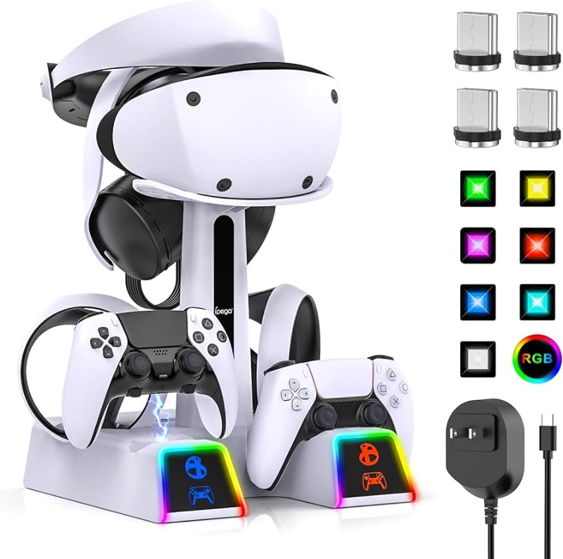 Photo 1 of STOCK PHOTO FOR REFERENCE* RGB Controller Charging Station for PS VR2