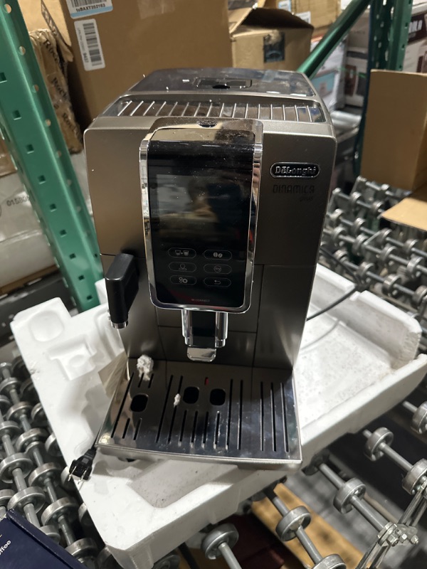 Photo 8 of *MISSING PARTS* De'Longhi ECAM3709z5TI Dinamica Plus with LatteCrema System, Fully Automatic Coffee Machine