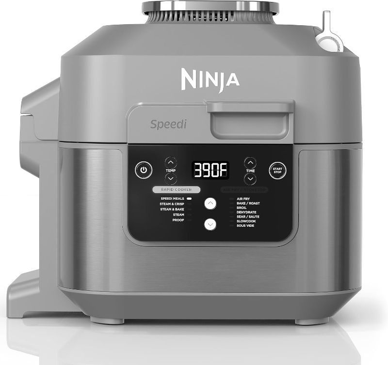 Photo 1 of 
Ninja SF301 Speedi Rapid Cooker & Air Fryer, 6-Quart Capacity, 12-in-1 Functions to Steam, Bake, Roast, Sear, Sauté, Slow Cook, Sous Vid