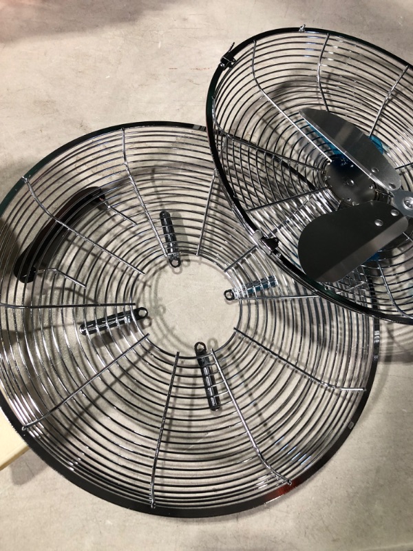 Photo 4 of **NONREFUNDABLE**FOR PARTS OR REPAIR**SEE NOTES**
Simple Deluxe 12 Inch Stand Fan, Horizontal Ocillation 75°, 3 Settings Speeds, Low Noise, Quality Made Durable Fan, High Velocity, Heavy Duty Metal For Industrial, Commercial, Residential, Silver 12" Chrom