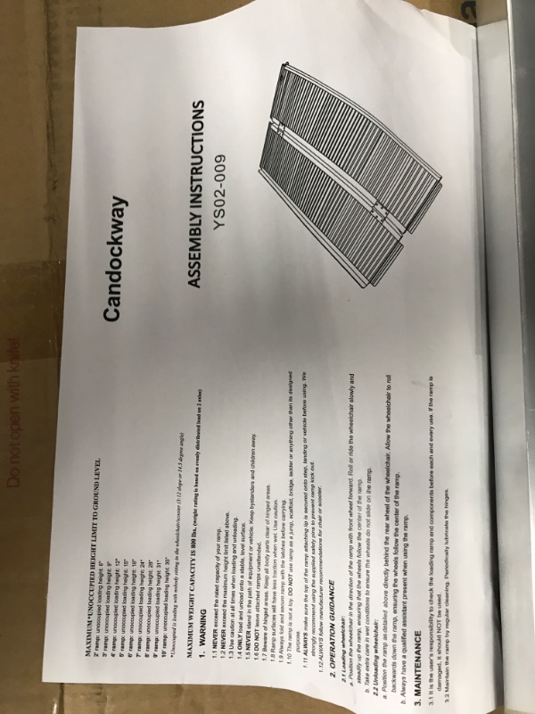 Photo 5 of HABUTWAY Portable Wheelchair Ramp 3Ft,Non-Skid Handicap Ramp Holds up to 800Lbs,Threshold Ramp with Non-Slip Resistant Surface for Utility Mobility Access Portable Ramps for Steps,Home,Stairs,Doorways 3FT Using height 3-9"