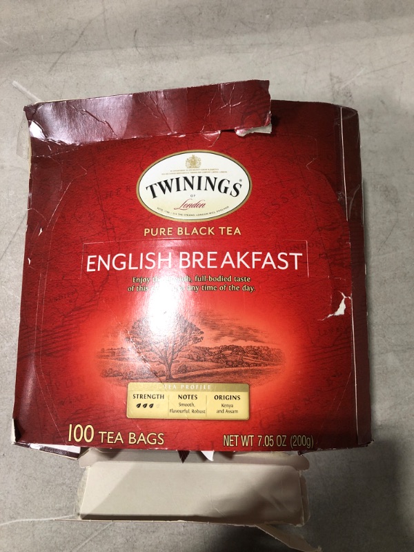 Photo 3 of **BOX OPENED** 
Twinings English Breakfast Black Tea, 