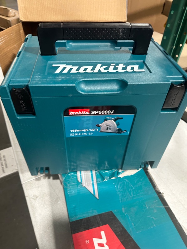 Photo 3 of Makita SP6000J1 6-1/2" Plunge Circular Saw Kit & 55" Guide Rail