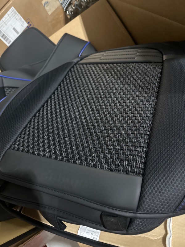 Photo 4 of Front and Back Seat Covers 5 Pieces- Black and Blue