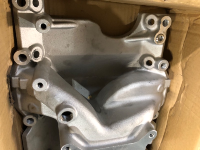 Photo 4 of **Missing hardware***BATONECO Small Block Dual Plane Intake Manifold Compatible with 1967-2003 Chrysler LA Mopar 318 V8 5.2L 5.9L 1967-2003 SBC Chrysler Mopar 318 340 360