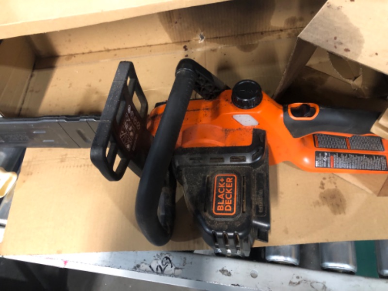 Photo 3 of **No Battery***BLACK+DECKER 40V MAX Cordless Chainsaw with Battery, 2.0-Ah (LCS1240B & LBX2040) Tool Only w/ 2.0 AH Battery