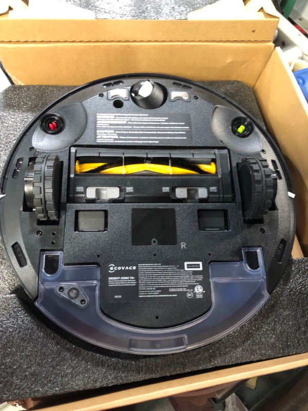 Photo 2 of ECOVACS Robotics - DEEBOT T8+ Vacuum & Mop Robot with Advanced Laser Mapping and 3D Obstacle Detection & Avoidance - Grey (Renewed)