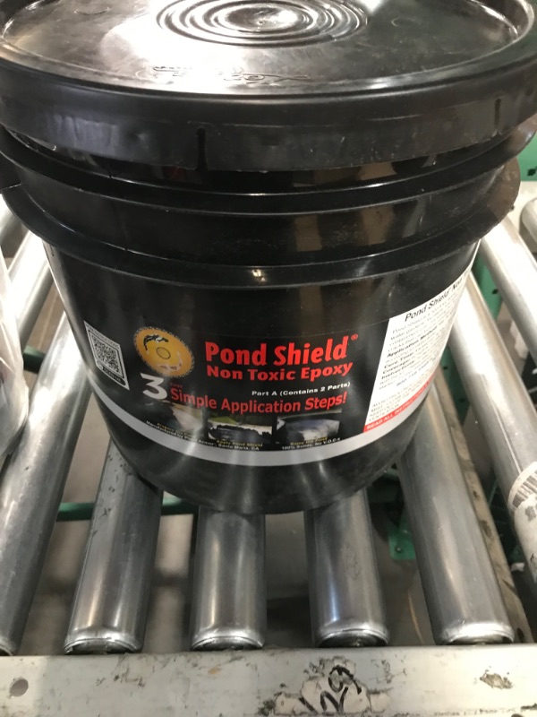 Photo 3 of * please see notes * 
Pond Armor SKU-FGREEN-3GA Non-Toxic Pond Shield Epoxy Paint, 3-Gallon