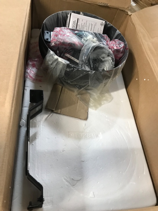Photo 1 of **damaged**Portage Bay 50251 Hugger 52" Matte Black West Hill Ceiling Fan with Bowl Light Kit