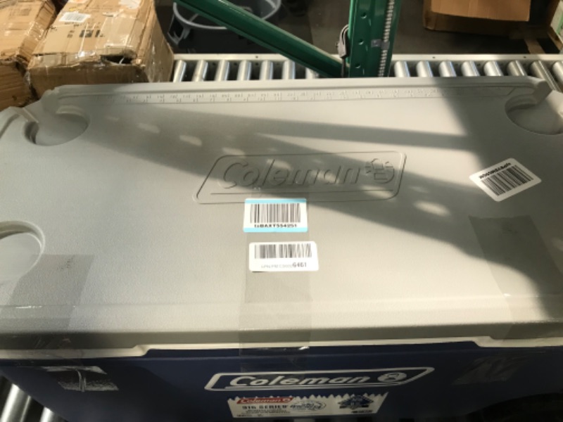 Photo 4 of ***CONRER DAMAGED - SEE PICTURES***
Coleman 316 Series Insulated Portable Cooler with Heavy Duty Wheels, Leak-Proof 100qt