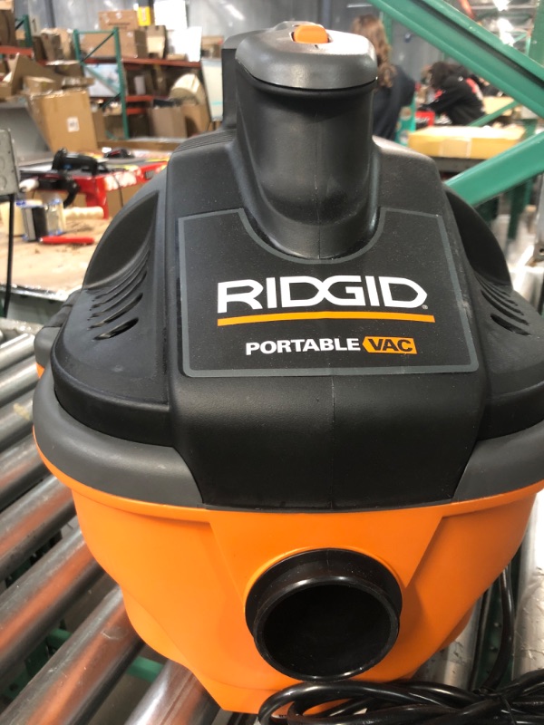 Photo 3 of (Used) Ridgid WD4070 4 Gallon Portable Vacuum