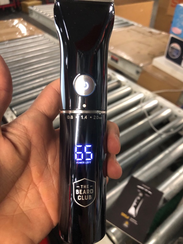 Photo 2 of Beard Club PT45 Beard Trimmer for Men - Electric Cordless Rechargeable Beard & Hair Trimmer - High Power 7000 RPM 