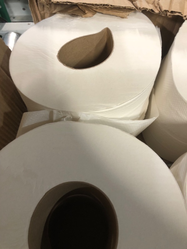 Photo 2 of [STOCK PHOTO]
Tork Jumbo Toilet Paper Roll White T22, Universal, 2-ply, 12 x 1000', TJ0922A & Multifold Hand Towel Natural H2, Universal, 12 ROLLS
