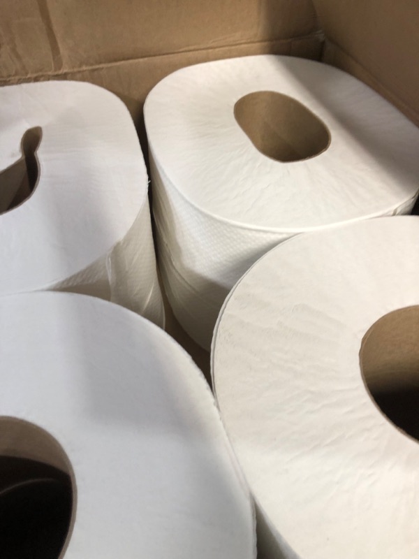 Photo 4 of [STOCK PHOTO]
Tork Jumbo Toilet Paper Roll White T22, Universal, 2-ply, 12 x 1000', TJ0922A & Multifold Hand Towel Natural H2, Universal, 12 ROLLS