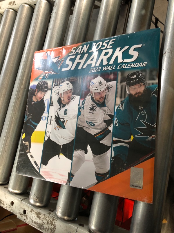 Photo 3 of Turner Sports San Jose Sharks 2023 12X12 Team Wall Calendar