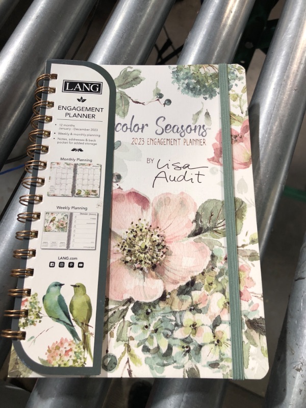 Photo 2 of LANG WATERCOLOR SEASONS 2023 SPIRAL ENGAGEMENT PLANNER 