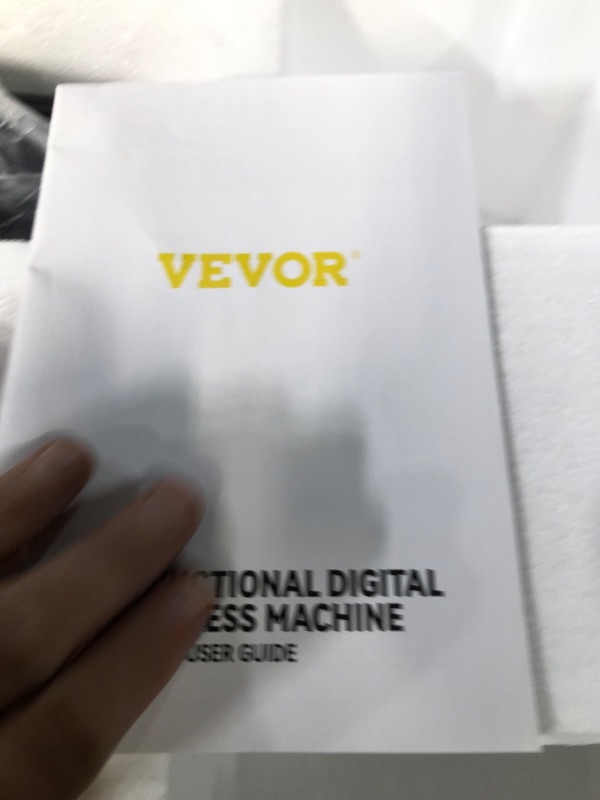 Photo 2 of **heat press only***VEVOR Heat Press 15x15 Inch 8 in 1 Heat Press Machine Digital Multifunctional Sublimation Heat Transfer Machine Dual LED Display