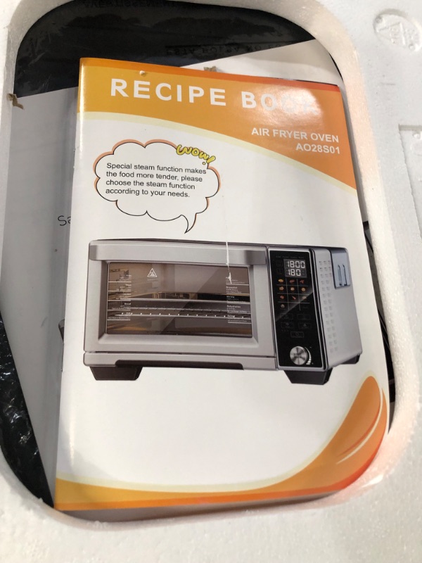 Photo 8 of *POWERS ON* WHALL Toaster Oven Air Fryer, Max XL Large 30-Quart Smart Oven,11-in-1