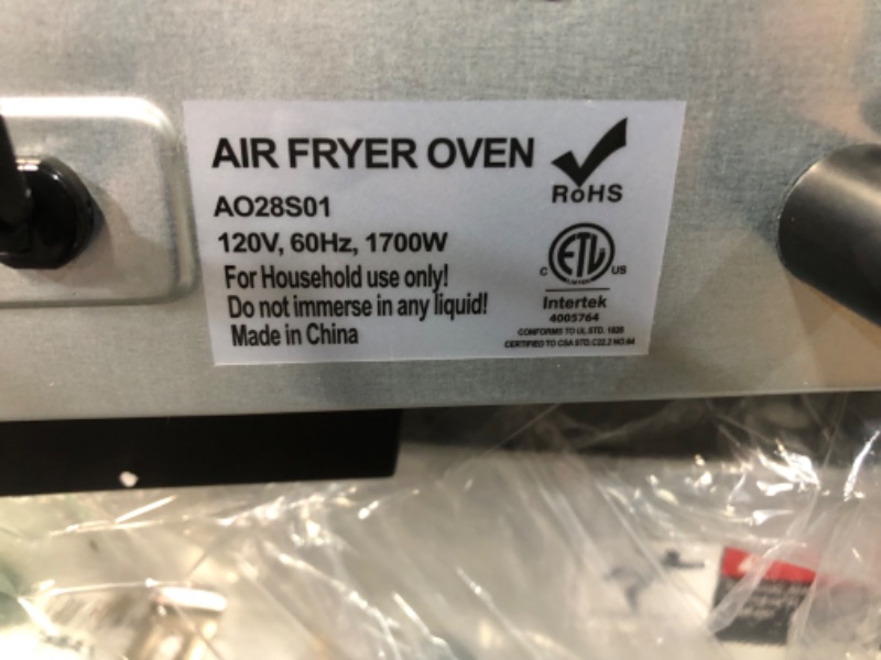 Photo 1 of *POWERS ON* WHALL Toaster Oven Air Fryer, Max XL Large 30-Quart Smart Oven,11-in-1