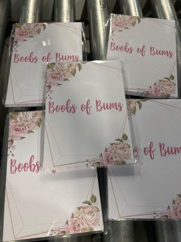 Photo 2 of 5pk-Boobs Or Butts Baby Game - Spring Floral
