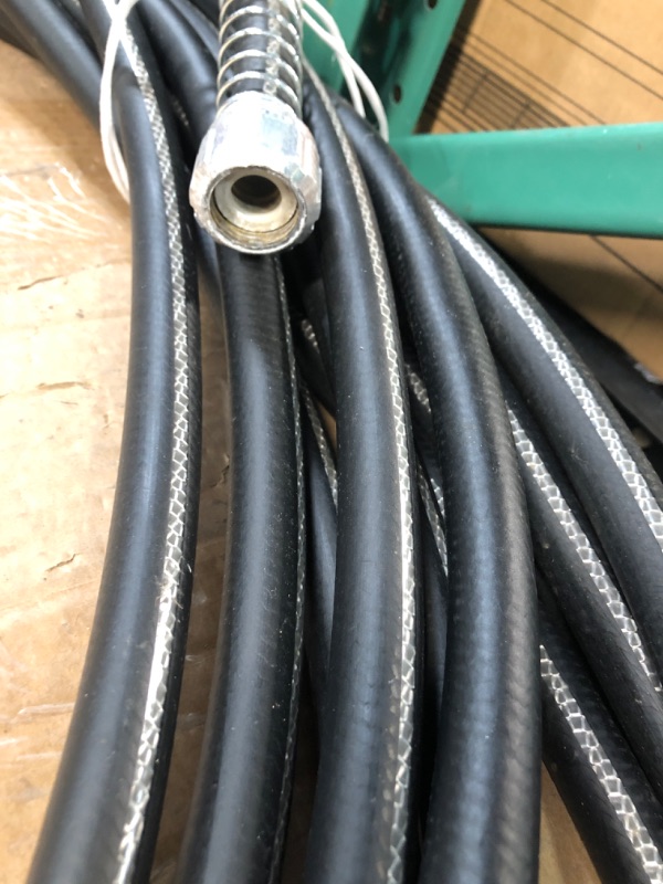 Photo 2 of  Heavy Duty 50FT BLACK GARDEN HOSE