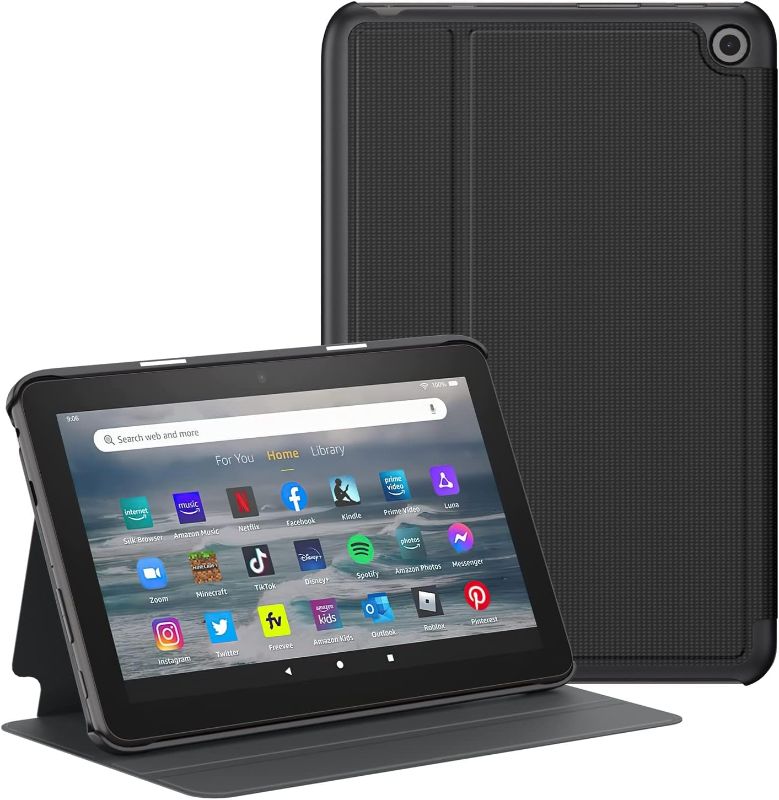 Photo 1 of Soke Case Fits Kindle Fire 7 Tablet (12th Generation, 2022 Release), Premium Protective black