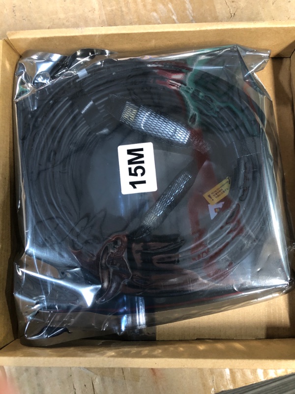 Photo 1 of BRIDGEE HDMI 2.1 Cable [Certified] 50ft, 48Gbps Ultra High Speed Fiber Optic HDMI Cable(8K@60Hz,4K@120Hz), Support eARC,HDCP 2.3,Dolby Atoms,Compatible with PS5,Blu-ray Player,8K TV