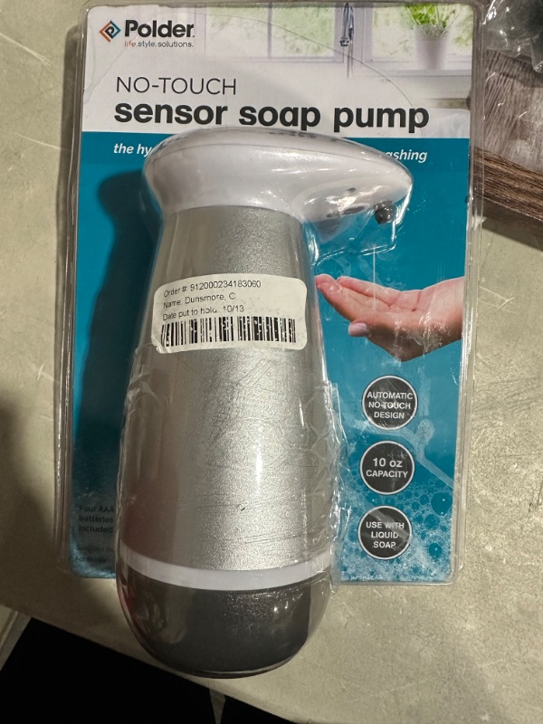 Photo 2 of **PARTS ONLY** Automatic No Touch Sensor Soap Pump Battery Operated 10oz Capacity