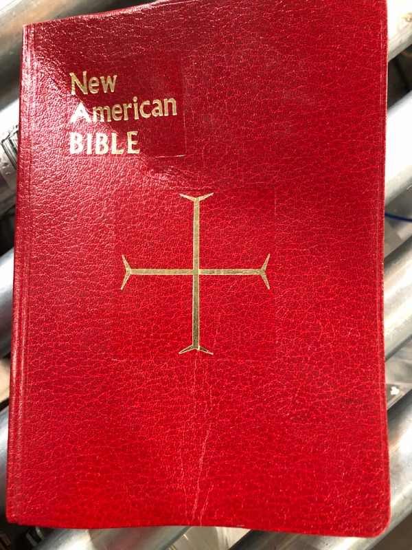 Photo 2 of * see images for damage * 
NABRE, New American Bible, Revised Edition, Catholic Bible, Large Print Edition, Leathersoft, Brown, Comfort Print: Holy Bible