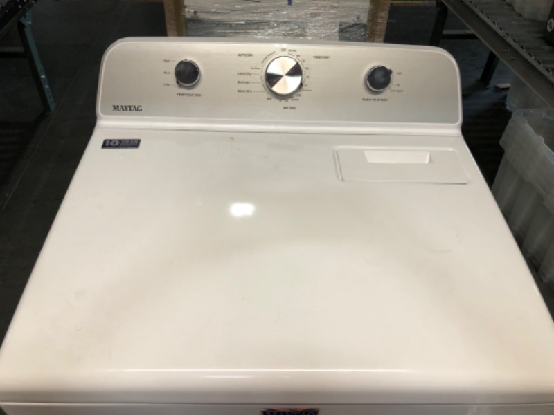 Photo 4 of Maytag 7-cu ft Gas Dryer (White) (SEE NOTES) 